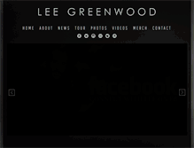 Tablet Screenshot of leegreenwood.com